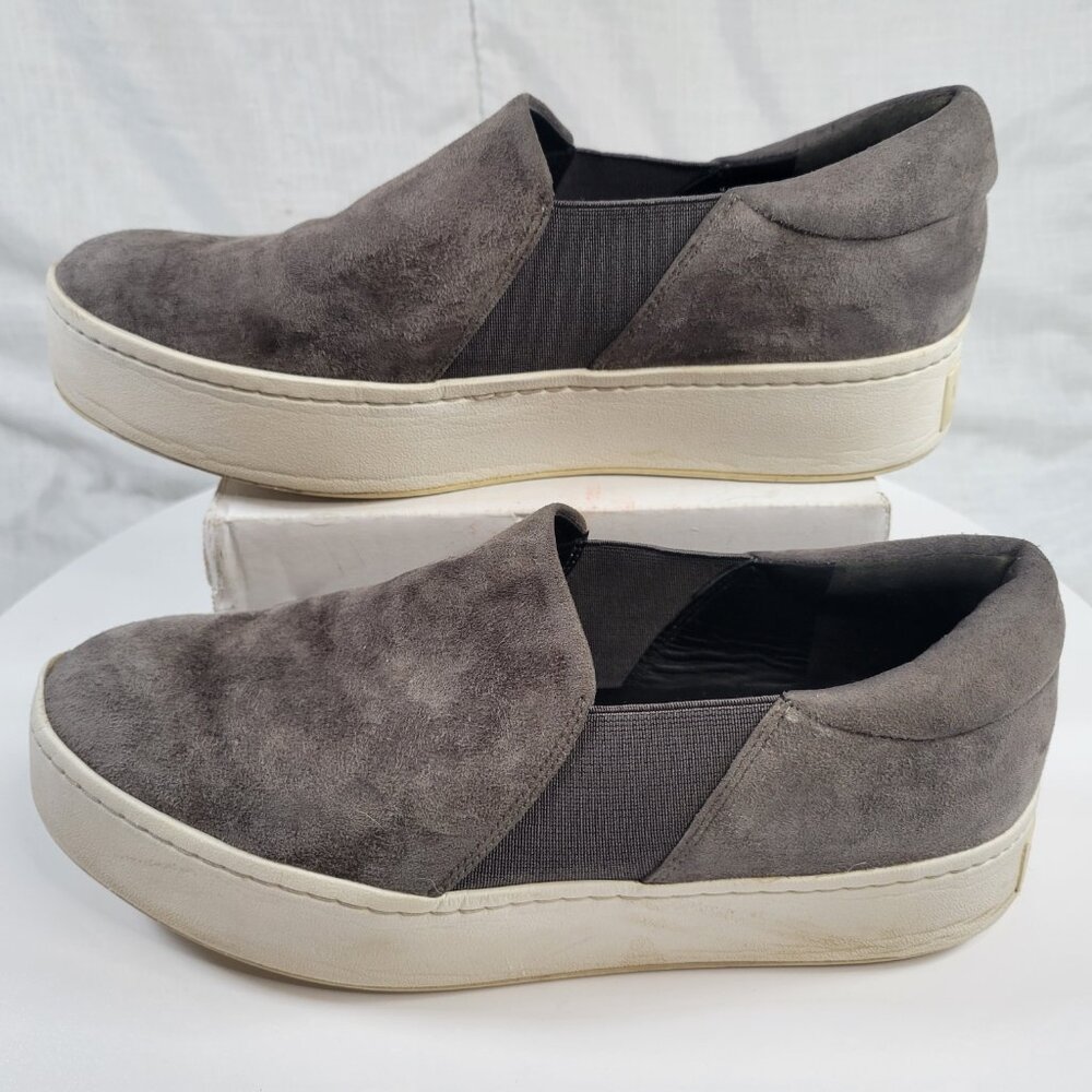 Vince Warren Slip On Microsuede Platform Flat Sne… - image 3